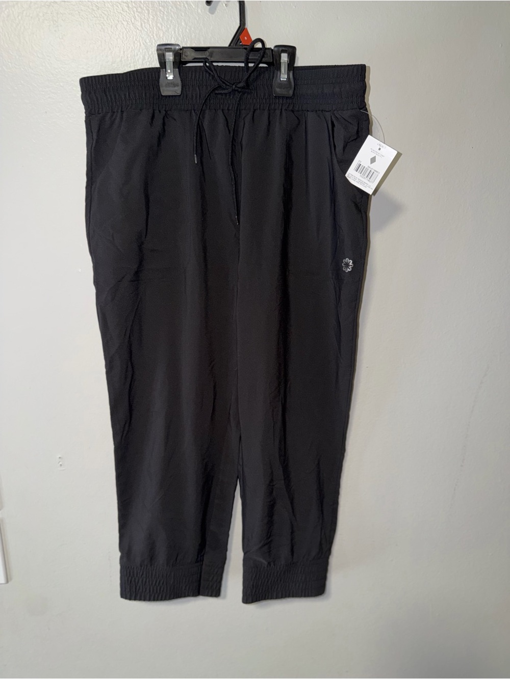 Pro Player Black Men's Jogger Pants with Drawstring